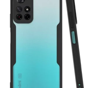 Newface Xiaomi Redmi Note 11t Kılıf Platin Silikon - Siyah