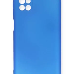 Newface Samsung Galaxy M51 Kılıf First Silikon - Mavi