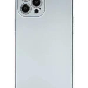 Newface İphone 12 Pro Max Kılıf Nano İçi Kadife Silikon - Sky Blue