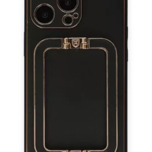 Newface İphone 13 Pro Max Kılıf Coco Elit Kapak - Siyah