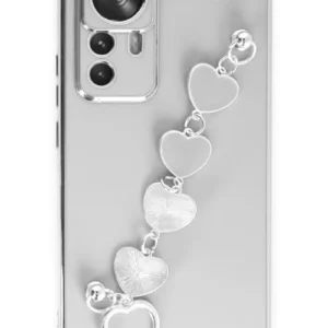 Newface Xiaomi Mi 12t Pro Kılıf Esila Silikon - Beyaz