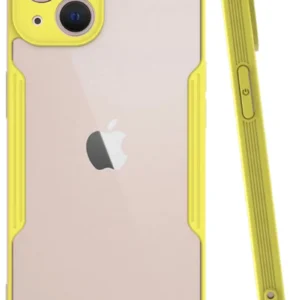 Newface İphone 14 Plus Kılıf Platin Silikon - Sarı