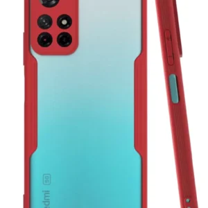 Newface Xiaomi Redmi Note 11t Kılıf Platin Silikon - Kırmızı