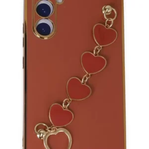 Newface Samsung Galaxy A54 5g Kılıf Esila Silikon - Kırmızı