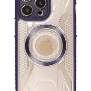 Newface İphone 14 Pro Kılıf Prag Magneticsafe Kapak - Derin Mor