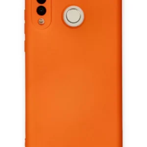 Newface Huawei P30 Lite Kılıf Nano İçi Kadife Silikon - Turuncu