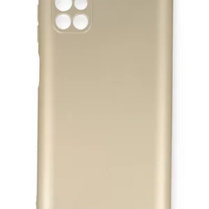 Newface Samsung Galaxy M51 Kılıf First Silikon - Gold