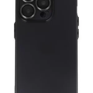 Newface İphone 13 Pro Max Kılıf Luko Lens Silikon - Siyah