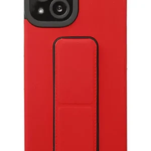 Newface İphone 14 Plus Kılıf Mega Standlı Silikon - Kırmızı