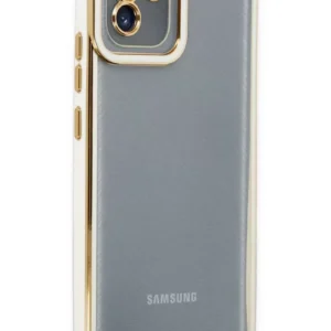 Newface Samsung Galaxy A03 Kılıf Liva Lens Silikon - Beyaz