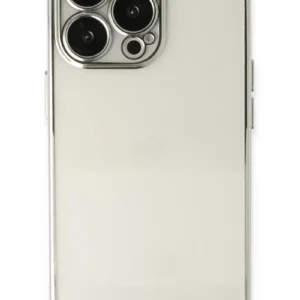 Newface İphone 14 Pro Max Kılıf Razer Lensli Silikon - Gümüş