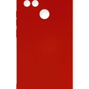 Newface Oppo A15 Kılıf Nano İçi Kadife Silikon - Kırmızı