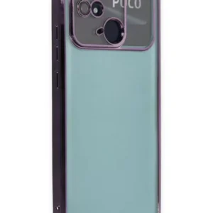 Newface Xiaomi Redmi 10c Kılıf Razer Lensli Silikon - Mor