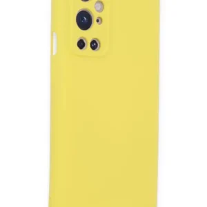 Newface One Plus 9 Pro Kılıf Nano İçi Kadife Silikon - Sarı