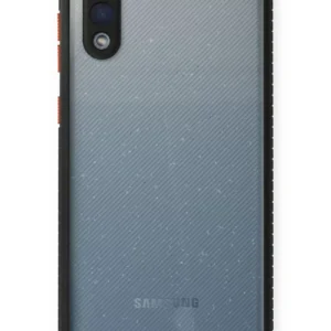 Newface Samsung Galaxy A02 Kılıf Miami Şeffaf Silikon - Siyah