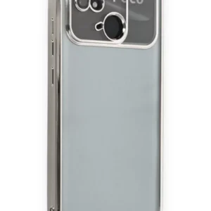 Newface Xiaomi Redmi 10c Kılıf Razer Lensli Silikon - Gümüş