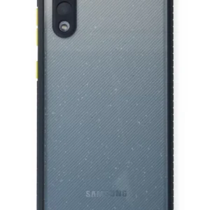 Newface Samsung Galaxy A02 Kılıf Miami Şeffaf Silikon - Lacivert