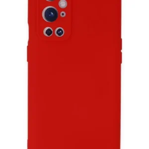 Newface One Plus 9 Pro Kılıf Nano İçi Kadife Silikon - Kırmızı
