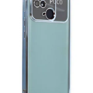 Newface Xiaomi Redmi 10c Kılıf Razer Lensli Silikon - Açık Mavi