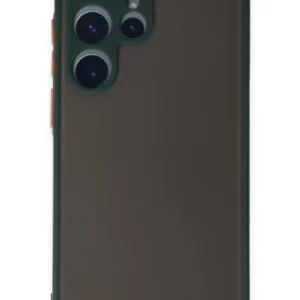 Newface Samsung Galaxy S22 Ultra Kılıf Montreal Silikon Kapak - Yeşil