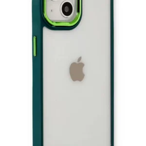 Newface İphone 14 Plus Kılıf Dora Kapak - Haki Yeşil