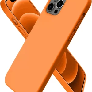 Newface İphone 12 Pro Kılıf First Silikon - Turuncu