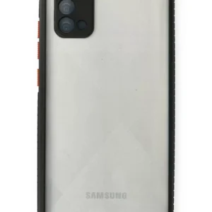 Newface Samsung Galaxy A02s Kılıf Miami Şeffaf Silikon - Siyah