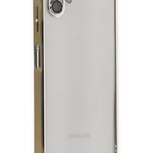 Newface Samsung Galaxy A04 Kılıf Razer Lensli Silikon - Gold