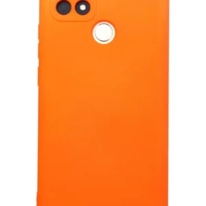 Newface Oppo A15 Kılıf Nano İçi Kadife Silikon - Turuncu