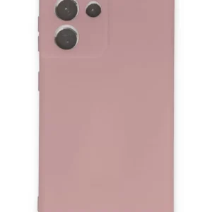 Newface Samsung Galaxy S21 Ultra Kılıf Nano İçi Kadife Silikon - Pudra