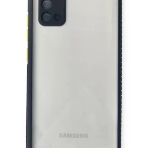 Newface Samsung Galaxy A02s Kılıf Miami Şeffaf Silikon - Lacivert