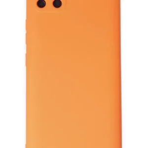 Newface Realme C11 Kılıf Nano İçi Kadife Silikon - Turuncu