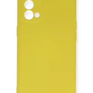 Newface Oppo Reno 5 Pro Kılıf Nano İçi Kadife Silikon - Sarı