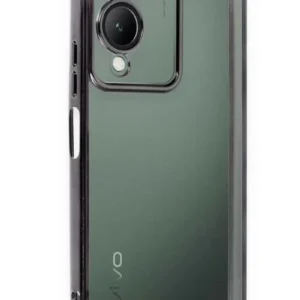 Newface Vivo Y17s Kılıf Razer Lensli Silikon - Siyah