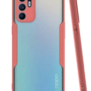 Newface Oppo Reno 6 Kılıf Platin Silikon - Pembe