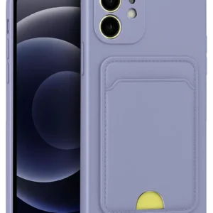 Newface İphone 11 Kılıf Kelvin Kartvizitli Silikon - Lila