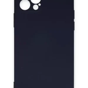 Newface İphone 12 Pro Max Kılıf Nano İçi Kadife Silikon - Lacivert