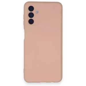 Newface Samsung Galaxy A14 4g Kılıf Nano İçi Kadife Silikon - Pudra