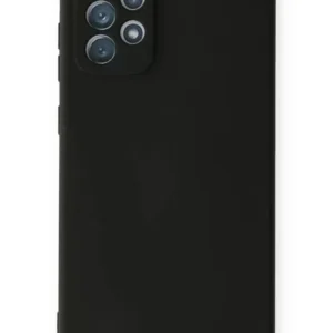 Newface Samsung Galaxy A72 Kılıf Nano İçi Kadife Silikon - Siyah