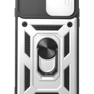 Newface İphone 7 Plus Kılıf Pars Lens Yüzüklü Silikon - Gümüş