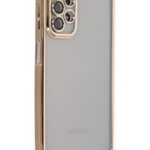 Newface Samsung Galaxy A23 4g Kılıf Razer Lensli Silikon - Gold