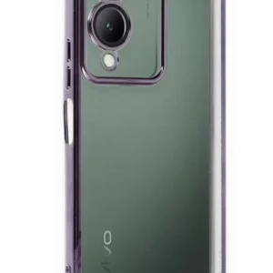 Newface Vivo Y17s Kılıf Razer Lensli Silikon - Mor