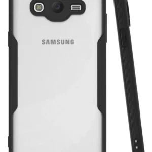 Newface Samsung Galaxy J7 Kılıf Platin Silikon - Siyah