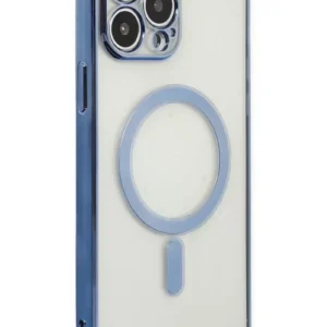 Newface İphone 14 Pro Kılıf Magneticsafe Lazer Silikon - Sierra Blue