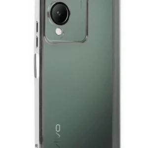 Newface Vivo Y17s Kılıf Razer Lensli Silikon - Gümüş