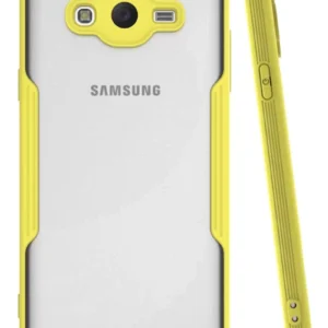 Newface Samsung Galaxy J7 Kılıf Platin Silikon - Sarı