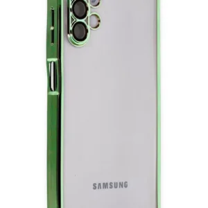 Newface Samsung Galaxy A04s Kılıf Razer Lensli Silikon - Yeşil