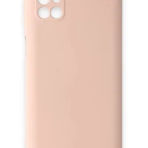 Newface Samsung Galaxy M31s Kılıf Nano İçi Kadife Silikon - Pudra