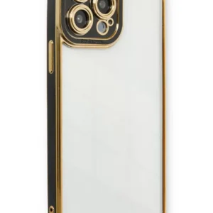 Newface İphone 13 Pro Kılıf Liva Lens Silikon - Siyah