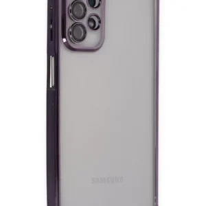 Newface Samsung Galaxy A23 4g Kılıf Razer Lensli Silikon - Mor